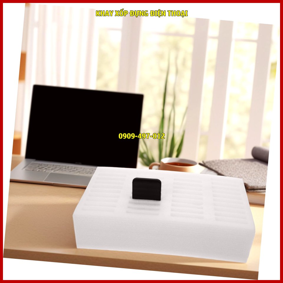 Khay xốp để điện thoại giá rẻ