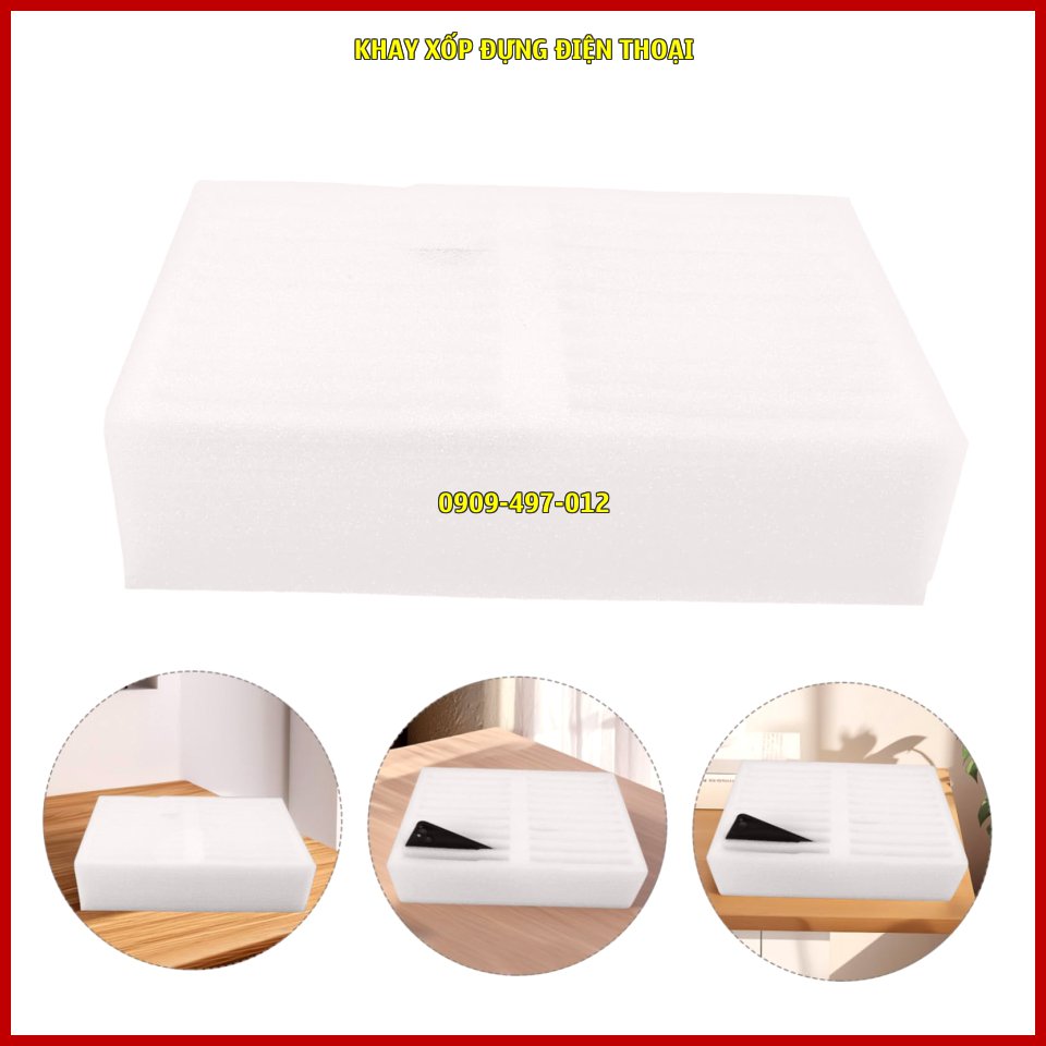 Khay xốp đựng điện thoại giá rẻ