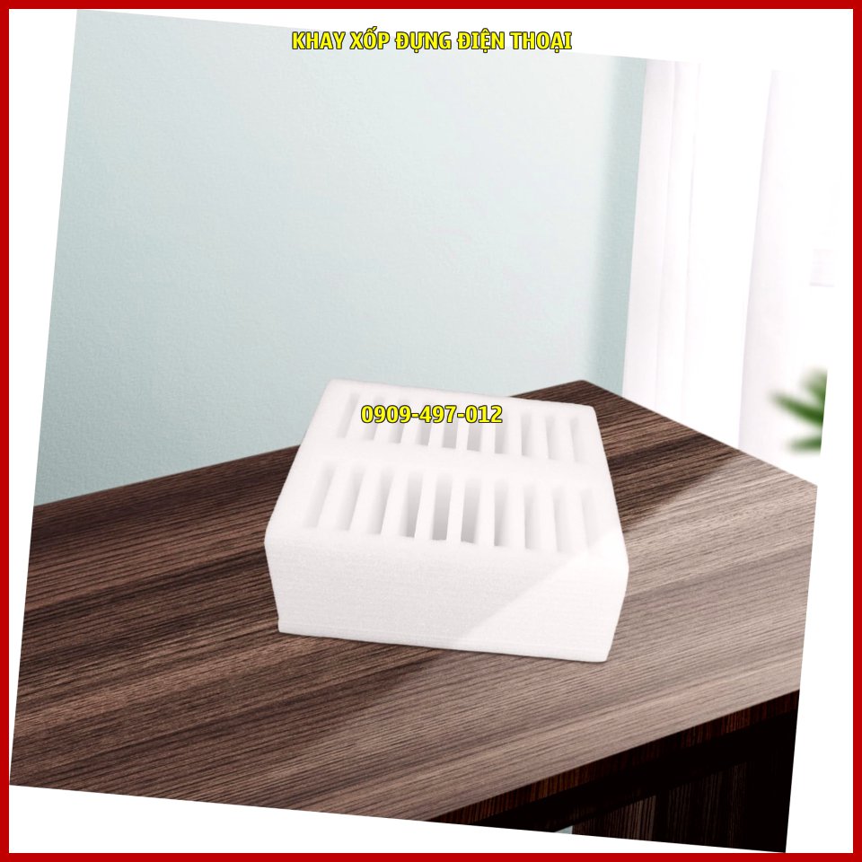 Khay xốp PE Foam đựng điện thoại