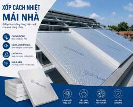 Xốp cách nhiệt mái nhà