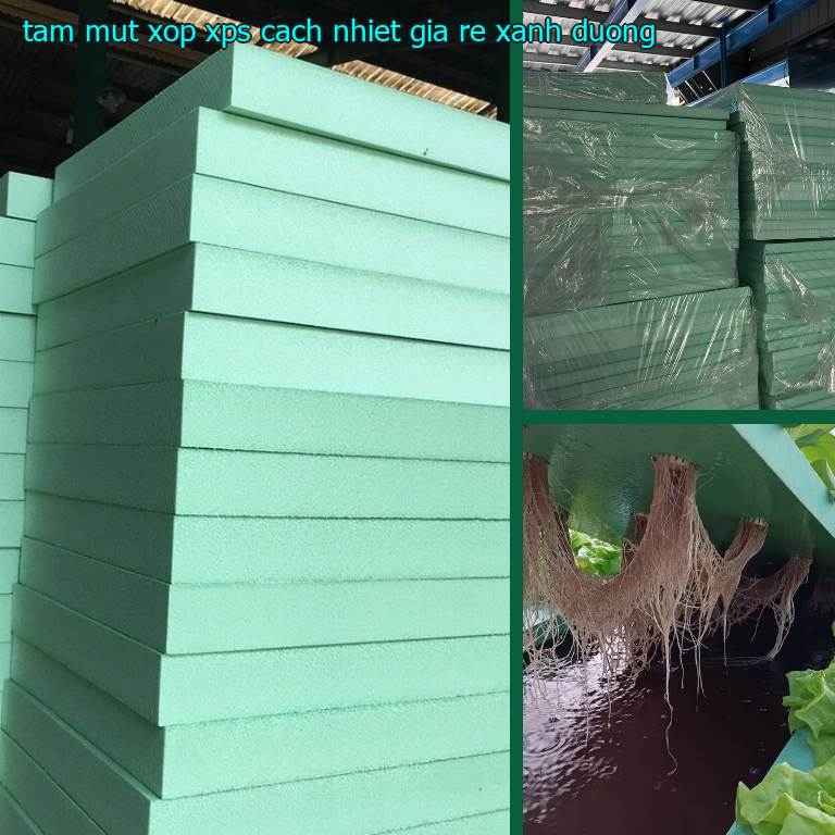 Tấm mút xốp XPS cách nhiệt giá rẻ Xanh dương