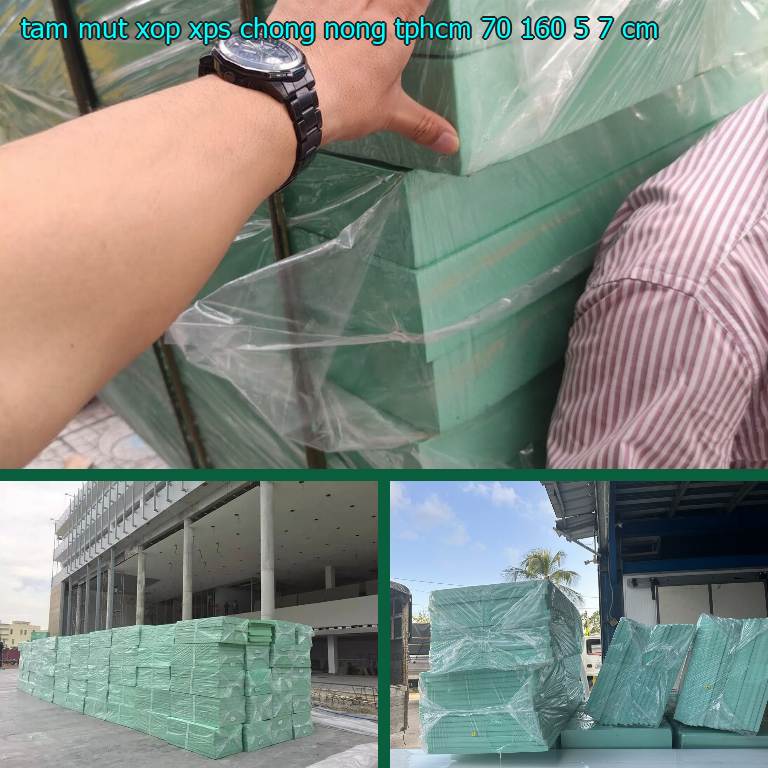 Tấm mút xốp XPS chống nóng TpHCM 70*160*5.7 cm