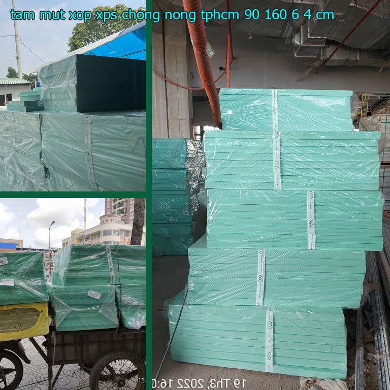 Tấm mút xốp XPS chống nóng TpHCM 90*160*6.4 cm