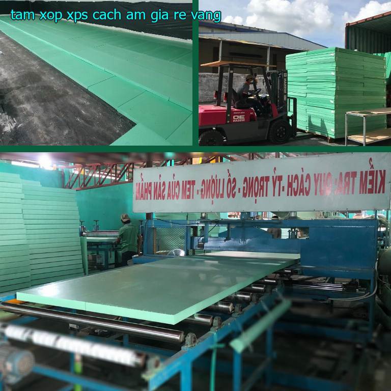 Tấm xốp XPS cách âm giá rẻ Vàng