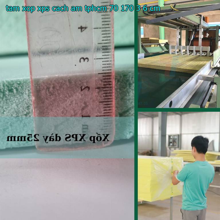 Tấm xốp XPS cách âm TpHCM 70*170*3.6 cm
