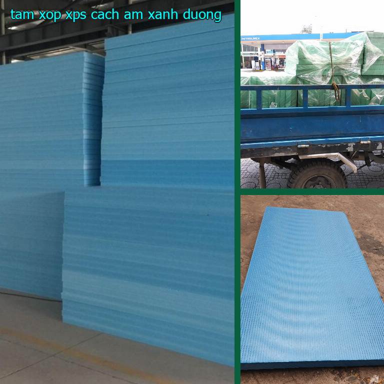 Tấm xốp XPS cách âm Xanh dương
