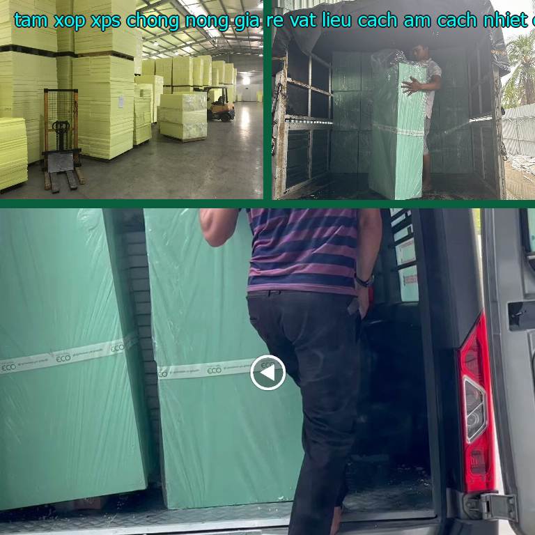 Tấm xốp XPS chống nóng giá rẻ Vật liệu cách âm cách nhiệt Cát Tường