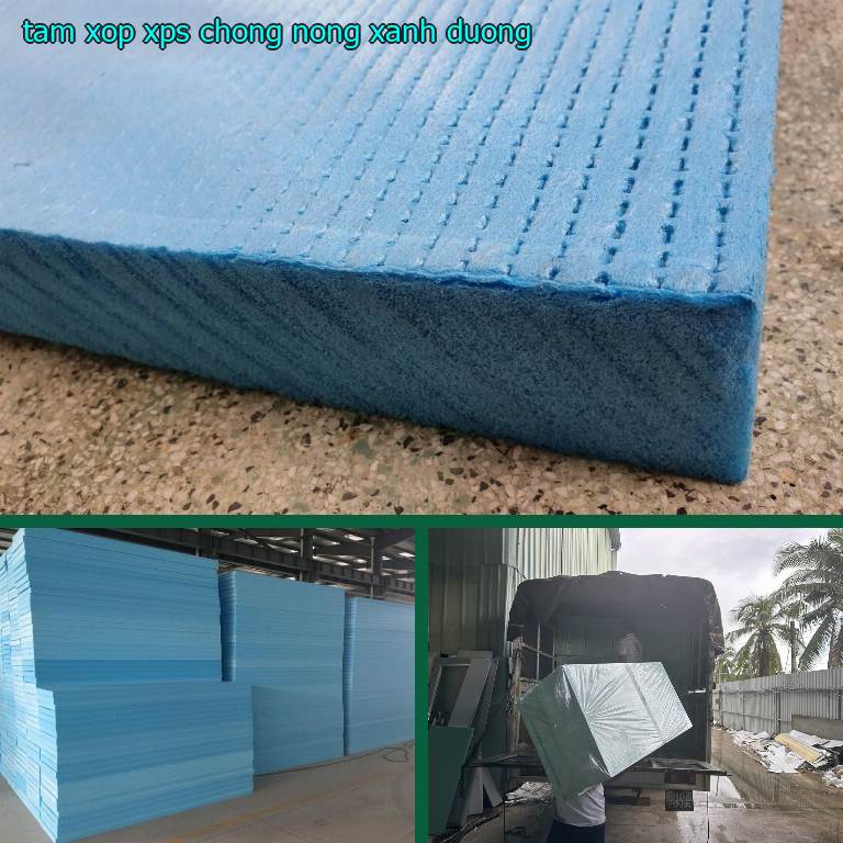 Tấm xốp XPS chống nóng Xanh dương