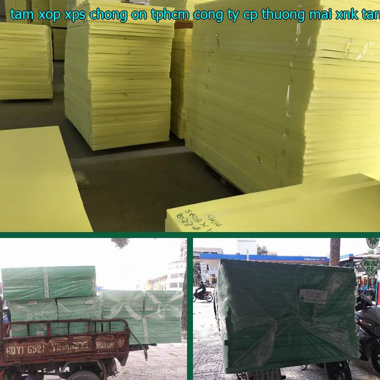 Tấm xốp XPS chống ồn TpHCM Công ty CP thương mại XNK Tân Phú Bình