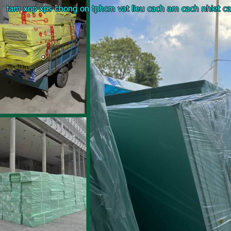 Tấm xốp XPS chống ồn TpHCM Vật liệu cách âm cách nhiệt Cát Tường