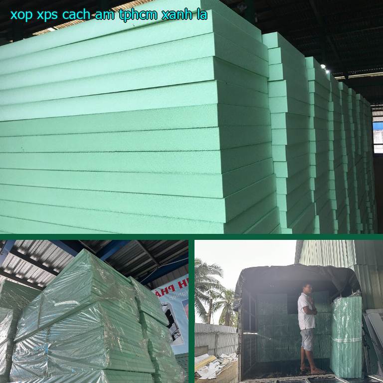 Xốp XPS cách âm TpHCM Xanh lá